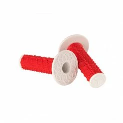 New 🔔 Handgrips Tag Metals Low Pro Rebound Grips Red 👏
