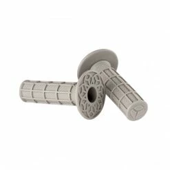 New 😉 Handgrips Tag Metals Slim Full Waffle Grips Grey 👍