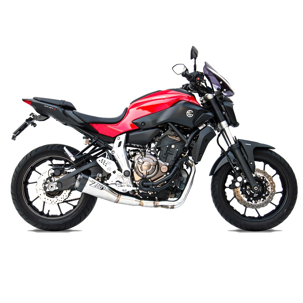 Best Sale π Full System Zard 2>1 Steel Euro 3 Full Kit Yamaha Mt07 π - Image 2