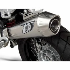 Flash Sale ❤️ Silencers Zard Slip On Steel Racing Conical Moto Guzzi Stelvio 🔔