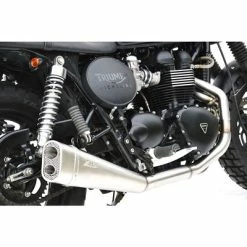 Cheap 🧨 Full System Zard 2>1 Low Short Inox Racing Full Exhaust Bonneville ⌛