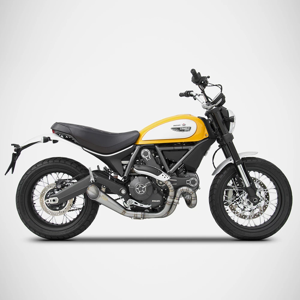 Outlet π₯° Full System Zard Complete Kit 2>1 Steel Racing Ducati Scrambler π― - Image 2